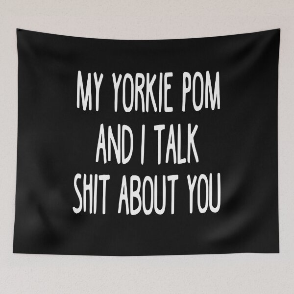 Item preview, I Work Hard So My Yorkie Pom Can Have A Better Life designed and sold by clickmostro.