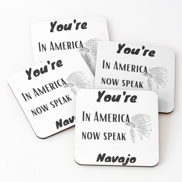 Artikelvorschau, Du bist jetzt in Amerika, sprich Navajo entworfen und verkauft von Mo2mo.