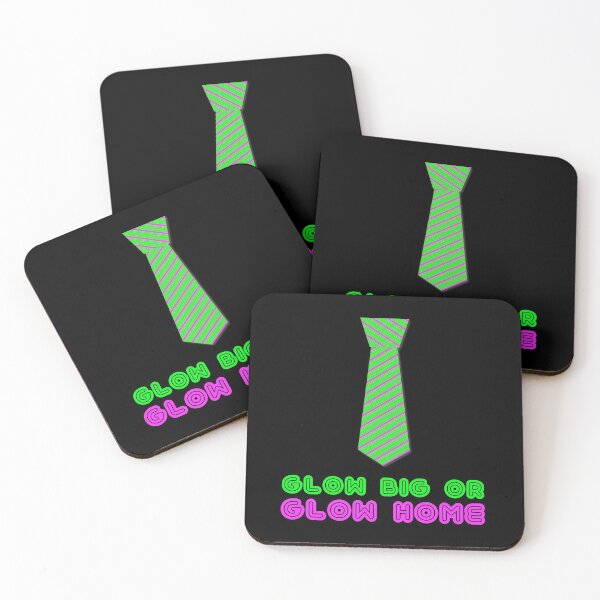 Item preview, Neck Tie Glow Big or Glow Home Funny Birthday Party design designed and sold by TopRatedDesigns.