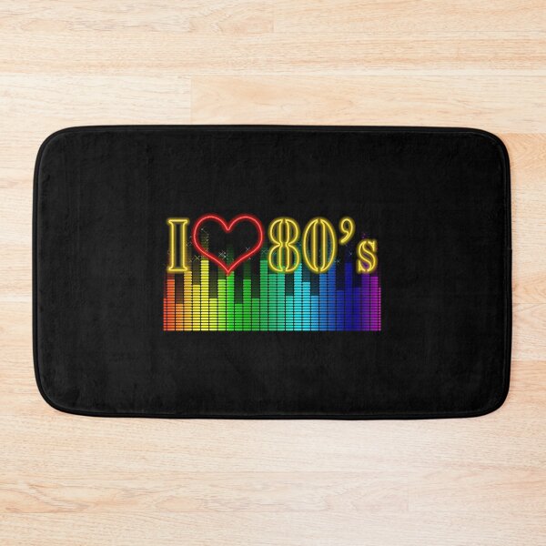 Item preview, I Love The Eighties - Retro 80s Sign Music design designed and sold by TopRatedDesigns.