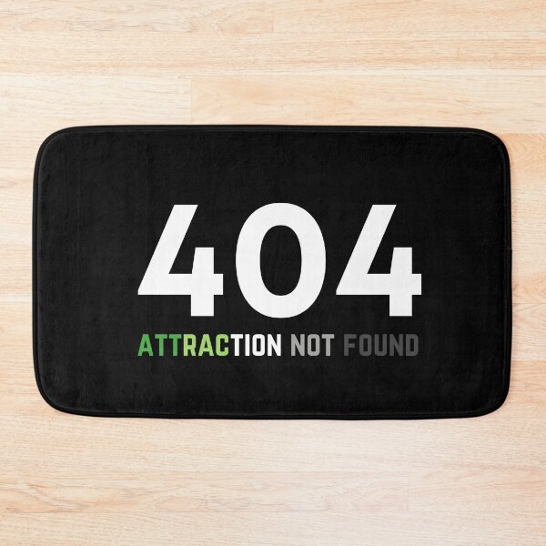 Item preview, 404 Aro Attraction Not Found. Aromantic Pride designed and sold by Subtle Pride Shop.