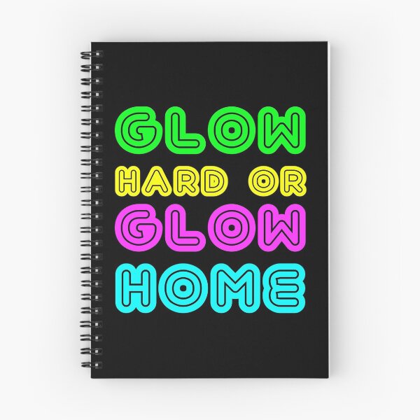 Item preview, Glow Hard or Glow Home Funny Birthday Party design designed and sold by TopRatedDesigns.