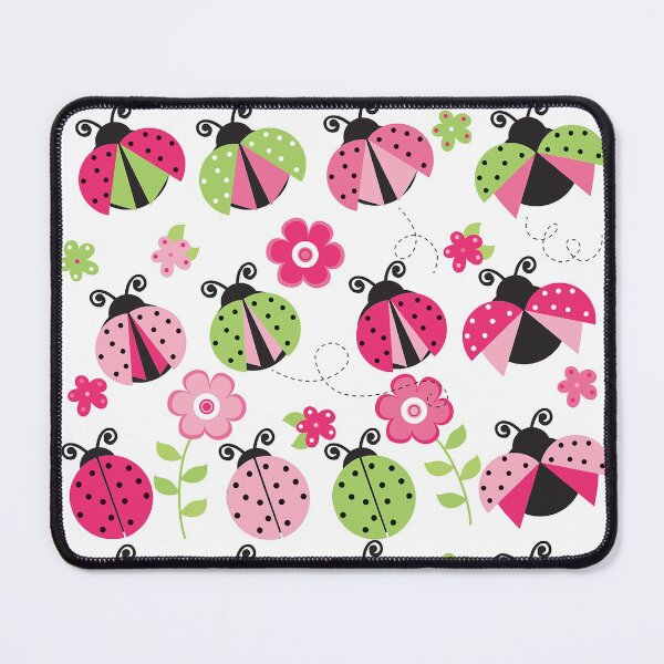 Item preview, Pink and Green Ladybugs designed and sold by AverilArt.