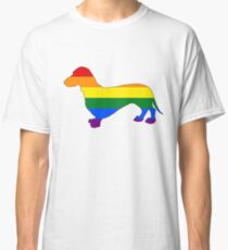 Rainbow Dachshund Classic T-Shirt