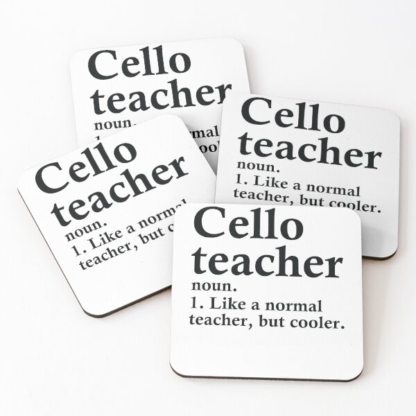 Item preview, Cello Teacher Definition designed and sold by woodesigner.