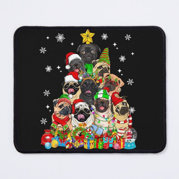 Item preview, Christmas Tree Lights Pug Dog Lover Xmas Pajama designed and sold by Nena12312.