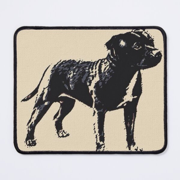 Item preview, Staffordshire Bull Terrier - Conte Style designed and sold by HeckaDoodleDo.