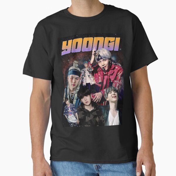 Yoongi Ver. - BTS Suga Yoongi Agust D Bootleg Classic T-Shirt