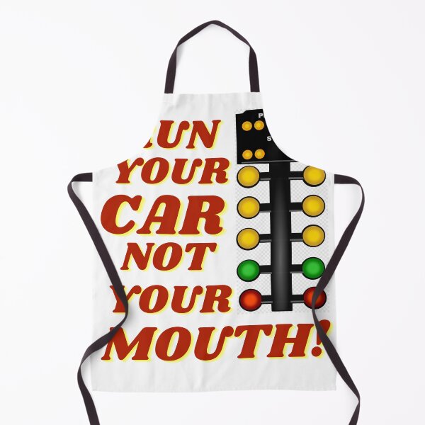 Item preview, Run Your Car Not Your Mouth Drag Racing Car Design Funny Parody designed and sold by TheScottRod.