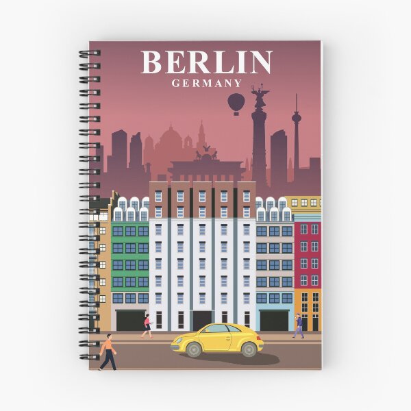Item preview, Berlin Travel Poster designed and sold by Stadify.
