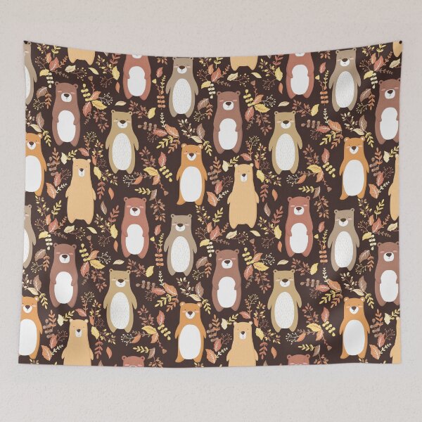 Item preview, Seamless pattern with colorful cute bears designed and sold by DarianaArt.