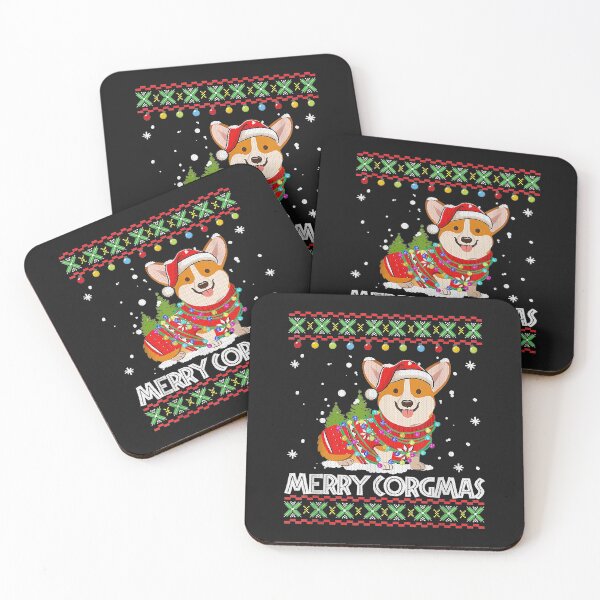 Item preview, Corgi-Dog Merry Corgmas Santa Corgi-Ugly Christmas designed and sold by Nena12312.