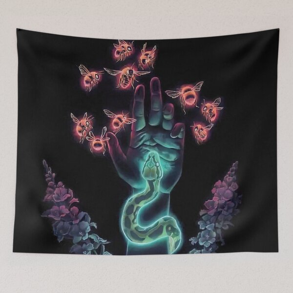 Item preview, Python, Palm and Bees designed and sold by MorningFive.