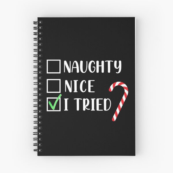 Item preview, Naughty, Nice I tried Candy Cane designed and sold by raccoonbox.