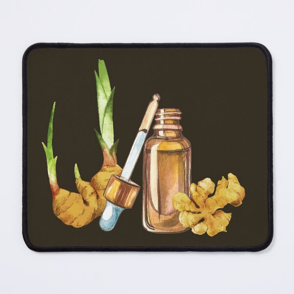 Item preview, Ginger Root Essential Oil Bottle and Dropper designed and sold by Alicia Chee.