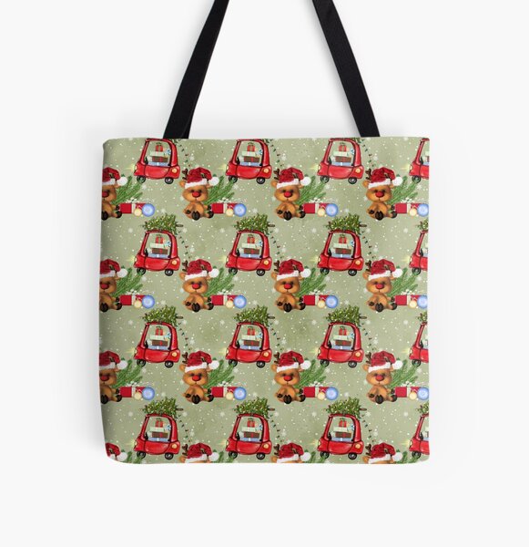 Artikel-Vorschau von Santa Little Helper Ho ho ho Netter Hirsch Weihnachtstext Weihnachtsgeschenk Candy Cane Bow, designt und verkauft von CreativeBu.