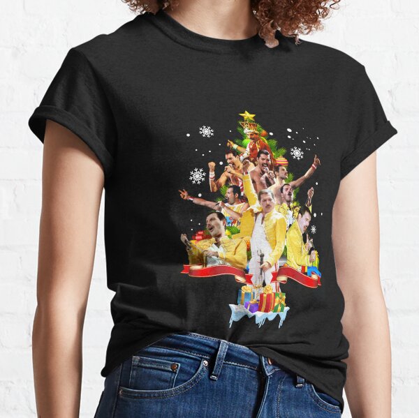 Freddie Mercury Weihnachtsbaum Classic T-Shirt