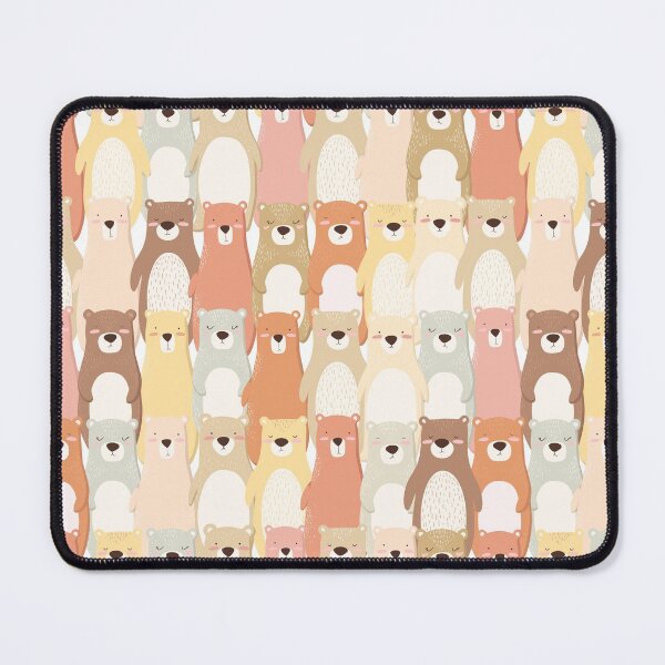 Item preview, Seamless pattern with colorful cute bears designed and sold by DarianaArt.