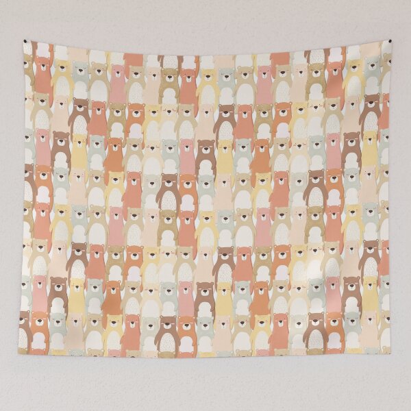 Item preview, Seamless pattern with colorful cute bears designed and sold by DarianaArt.