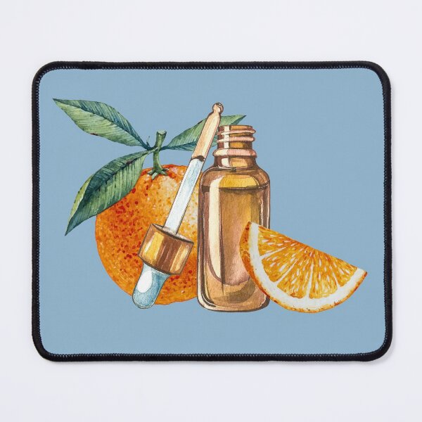 Item preview, Sweet Orange Essential Oil Bottle and Dropper designed and sold by Alicia Chee.