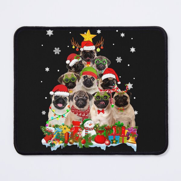 Item preview, Funny Christmas Tree Lights Pug Dog Xmas Pajama designed and sold by Nena12312.