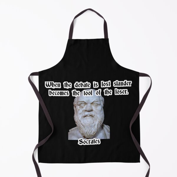 Item preview, When the debate is lost, slander becomes the loser's tool - Socrates designed and sold by Zanimations.