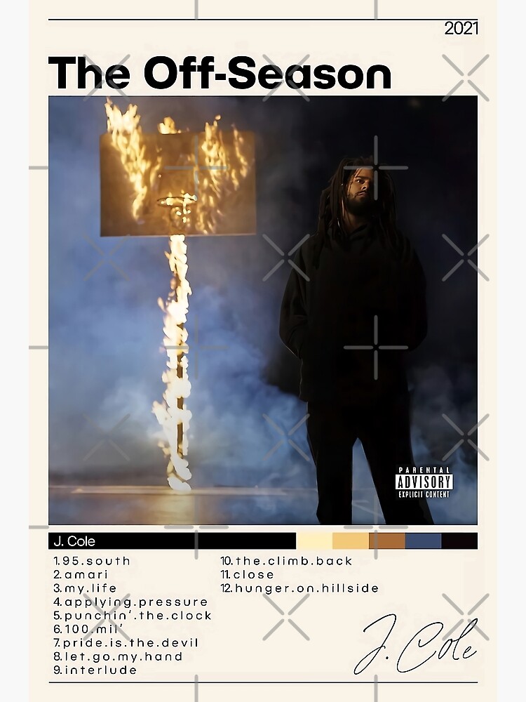 "J. Cole Poster The OffSeason Poster J Cole Tracklist Album