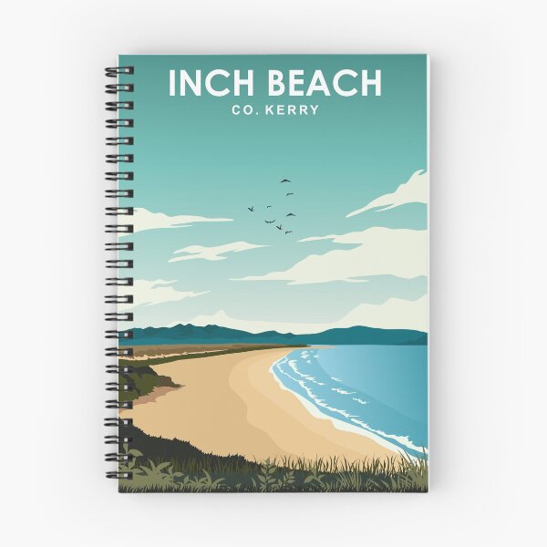 Item preview, Inch Beach Kerry Ireland Vintage Minimal Retro Travel Poster designed and sold by Stadify.