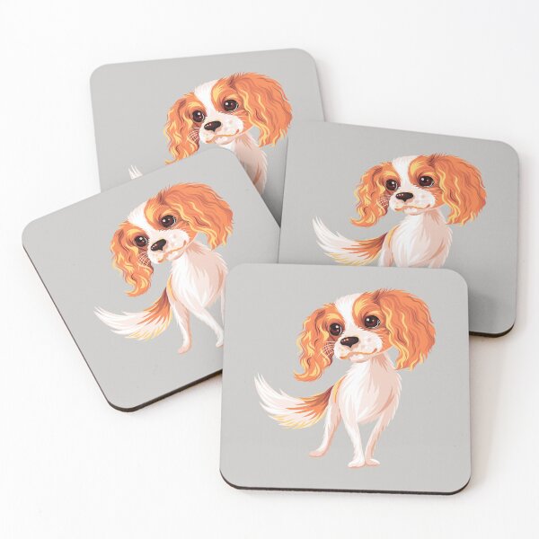 Item preview, Cute Cavalier Puppy Drawing designed and sold by cgroenewald.