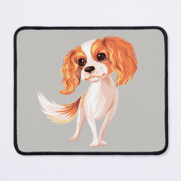 Item preview, Cute Cavalier Puppy Drawing designed and sold by cgroenewald.