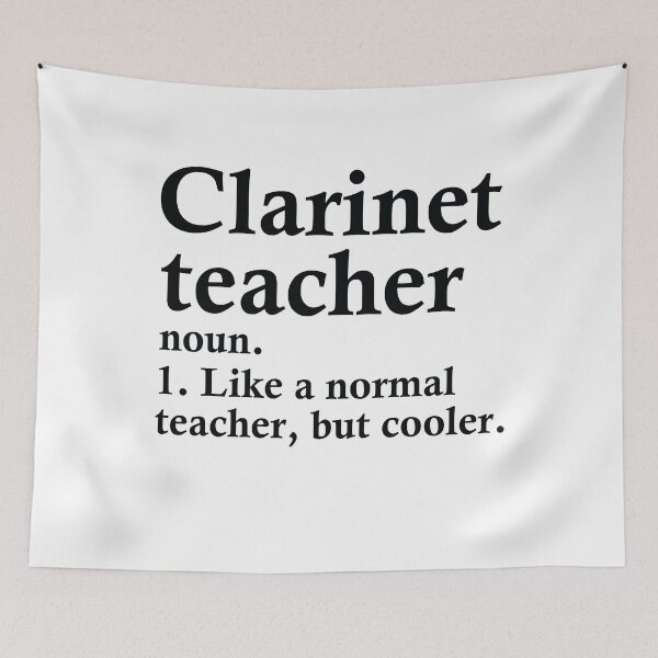 Item preview, Clarinet Teacher Definition designed and sold by woodesigner.