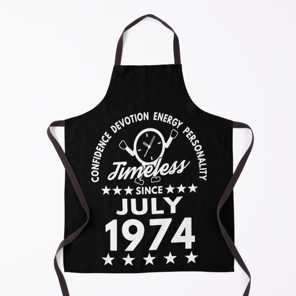 Item preview, July Birthday Timeless Person -1974 - White Text designed and sold by MoonsmileProd.
