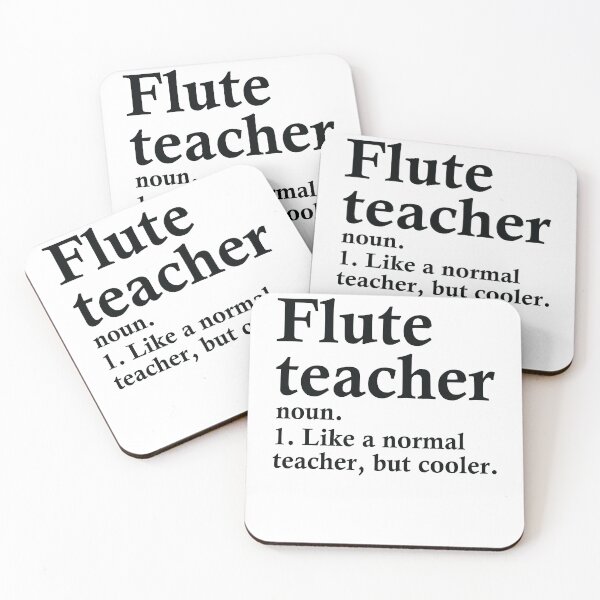 Item preview, Flute Teacher Definition designed and sold by woodesigner.