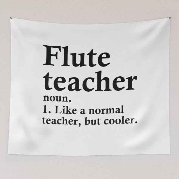 Item preview, Flute Teacher Definition designed and sold by woodesigner.