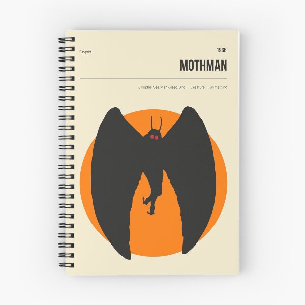 Item preview, Mothman Cryptid Book Cover Poster designed and sold by Stadify.