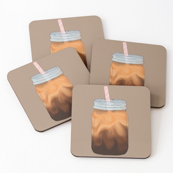 Item preview, Ice Coffee in Mason Jar designed and sold by Leen-art.