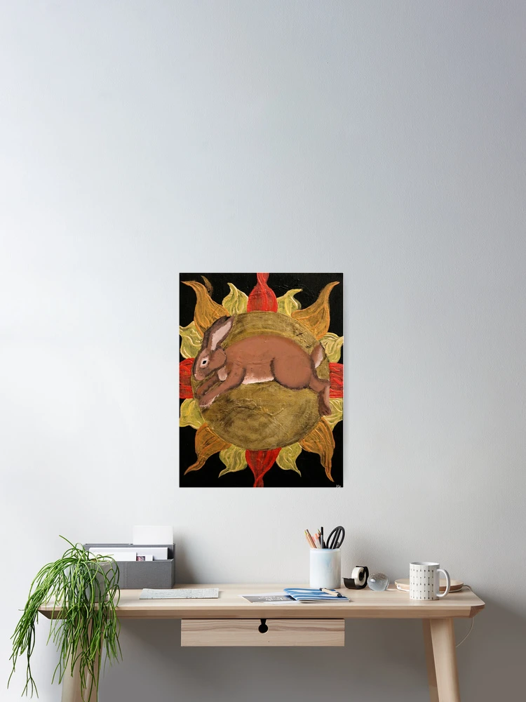 Thumbnail 2 of 3, Poster, Solar Rabbit designed and sold by Usathemoonbun.