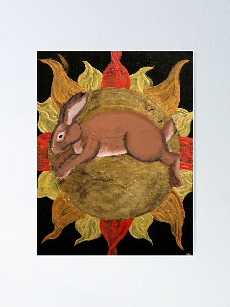 Thumbnail 1 of 3, Poster, Solar Rabbit designed and sold by Usathemoonbun.
