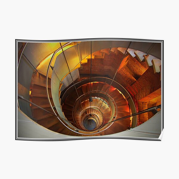 Helical Staircase Poster