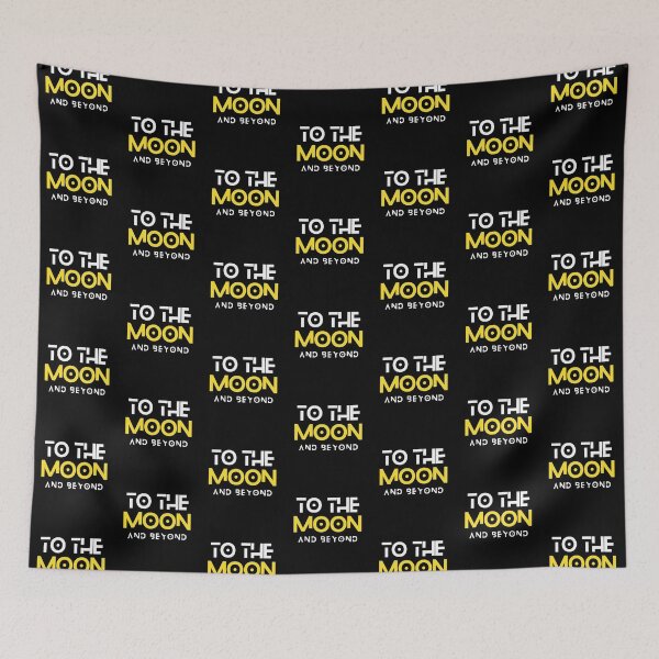 Item preview, To the moon and beyond - DeFi crypto slogan designed and sold by yennyz.