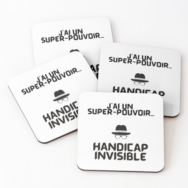 Item preview, Super-pouvoir handicap invisible designed and sold by DisabiliTees.