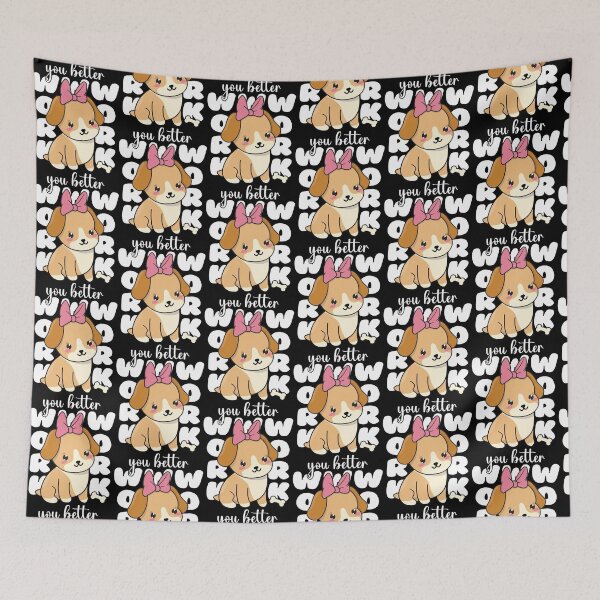 Item preview, (You Better) Work B!tch designed and sold by Happy Puppy Print On Demand.