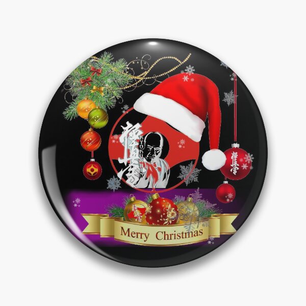 Item preview, Kyokushin Karate Funny Christmas Design - Holiday Festive Martial Arts Humour Design designed and sold by Zanshin-Art.