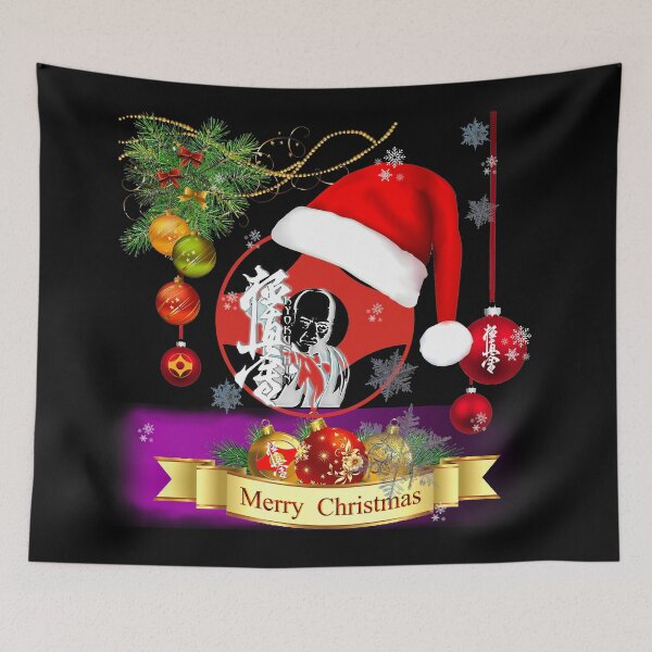 Item preview, Kyokushin Karate Funny Christmas Design - Holiday Festive Martial Arts Humour Design designed and sold by Zanshin-Art.
