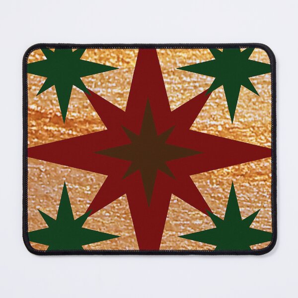Item preview, Red, Green and Gold Star Design 2 designed and sold by Ric1926.