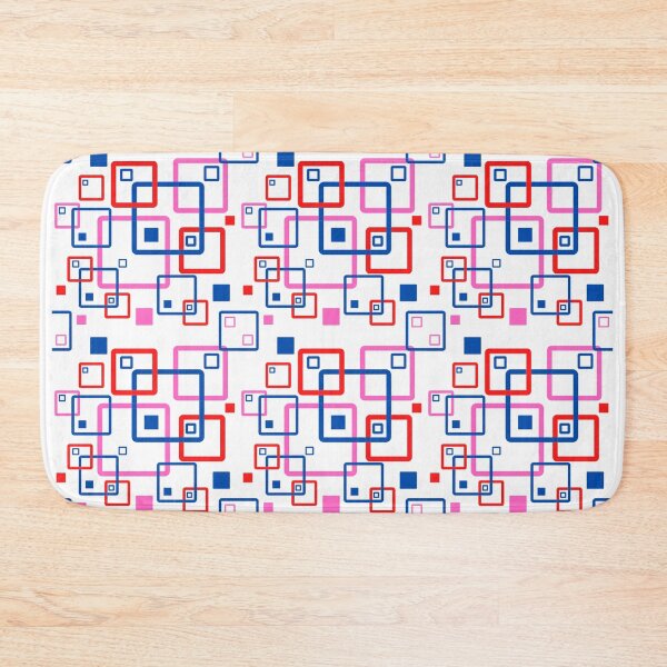 Item preview, Bright and beautiful geomatric square shape pattern designed and sold by Trianglegreen.