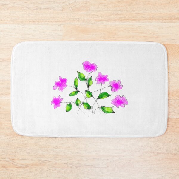 Item preview, Floral pink pattern designed and sold by cuprum.