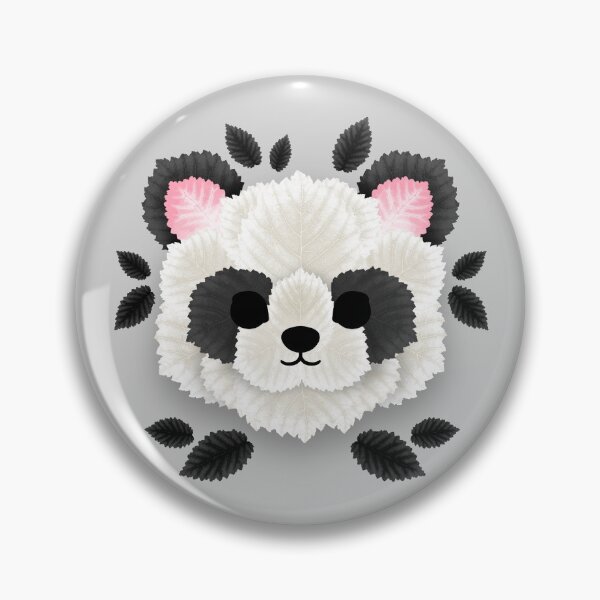 Item preview, Panda of leaves designed and sold by NemiMakeit.