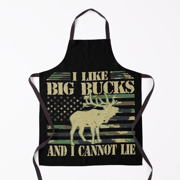 Item preview, I Like Big Bucks and I Cannot Lie Camouflage Deer Hunting designed and sold by GraphifyArt.