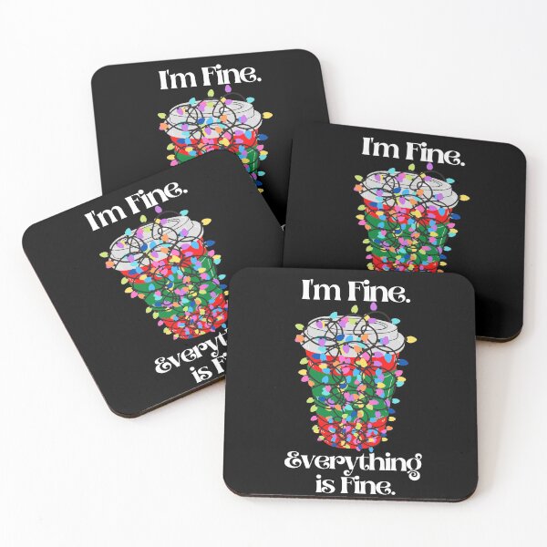 Item preview, I'm Fine Everything Is Fine Christmas designed and sold by SunfullyYours.